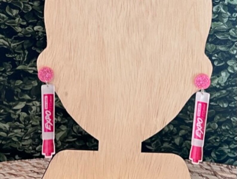 Expo Marker Earrings Etsy