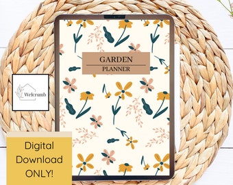 Flower Garden Planner I Plant Planner I Gardening Planner I Garden Organization I Garden Journal I Digital Download | Printable | Herbs