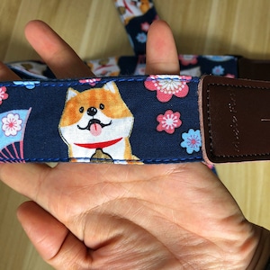 Handmade cute dog pattern ukulele straps guitalele straps fits for all size ukulele and guitalele gifts for dog lovers