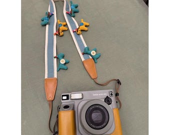 Handmade cute little pony camera straps shoulder straps fits for SLR camera MILC and Polaroid