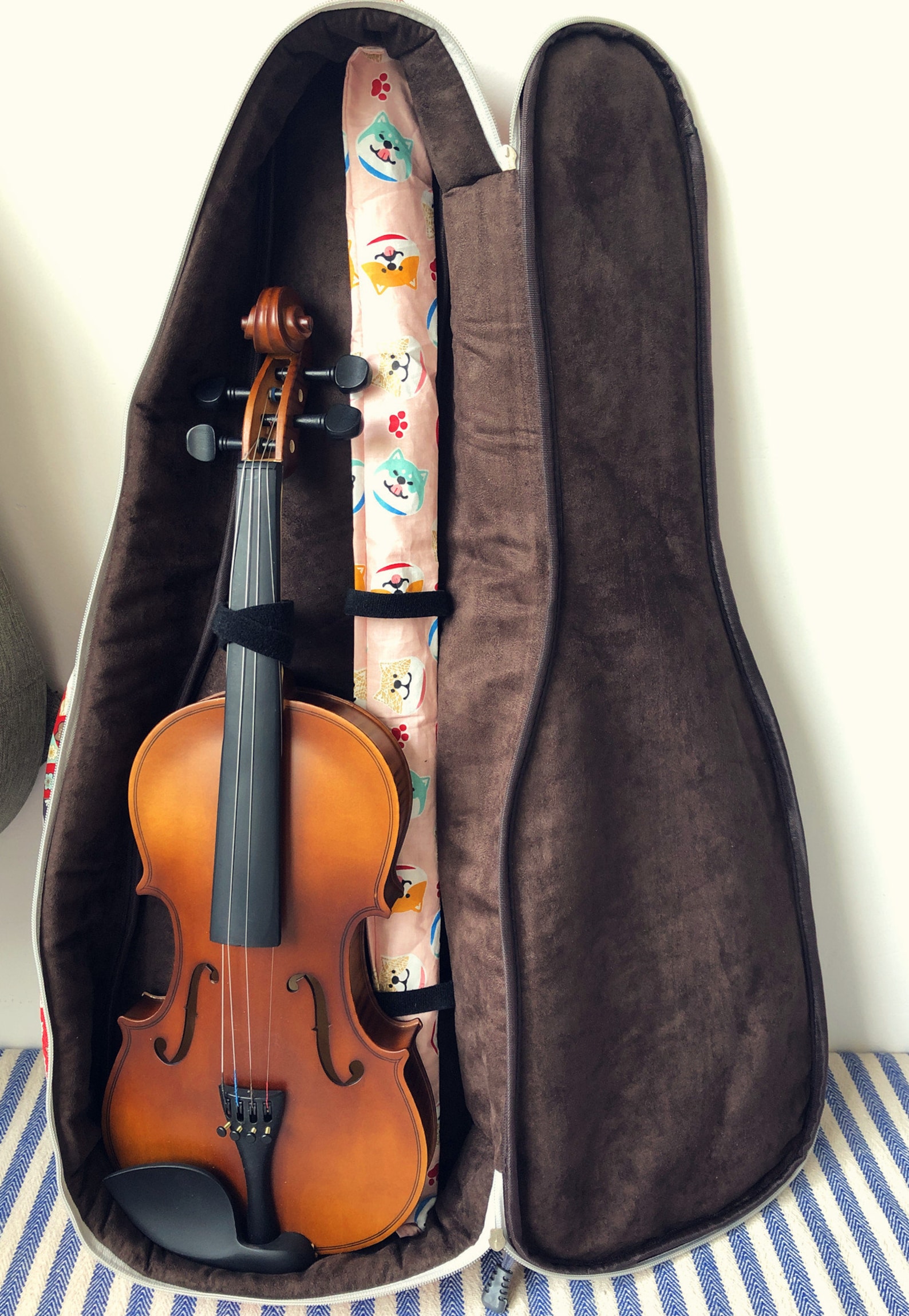 Handmade lightweight 3/4 4/4 violin padded bag waterproof Etsy