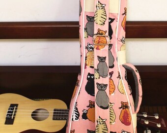 thumbnail image 2 of MUSIC FIRST Panda Ukulele Case - 21 Inch Soprano Ukulele Bag With Front Pocket & Shoulder Straps 2 of 14