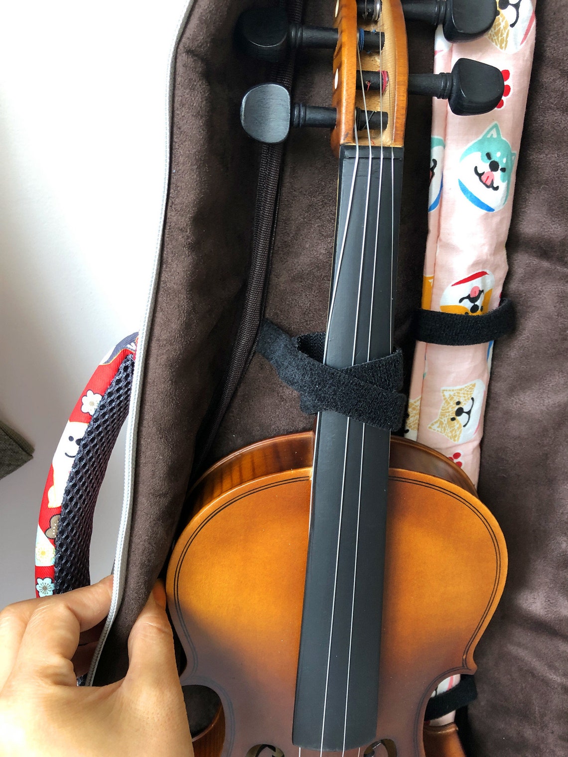 Handmade lightweight 3/4 4/4 violin padded bag waterproof Etsy