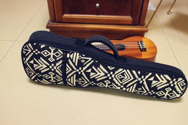 Handmade Retro Padded Canvas Ukulele Case Fits for Soprano Etsy