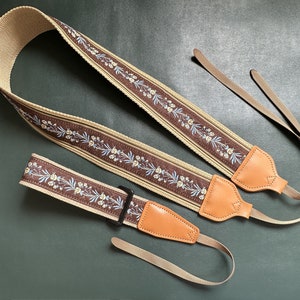 Graceful flower camera shoulder straps camera wrist straps