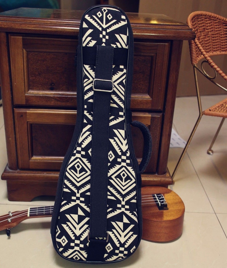 Handmade Retro Padded Canvas Ukulele Case Fits for Soprano Etsy