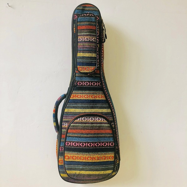 Handmade Country style Thick Padded Guitalele Case for 28 inch and 30 inch guitalele 28"30" Gig Bag for 28and 30 inch Guitars