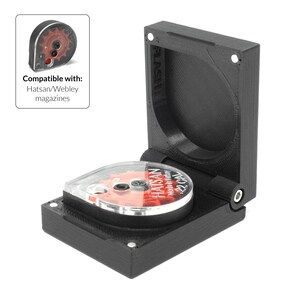 Hatsan/Webley Slim Magazine Case (Barrage BullMaster Flash Hydra Invader Raider Classic) Magnet Box Holder Cover Air Rifle Hunting Pistol