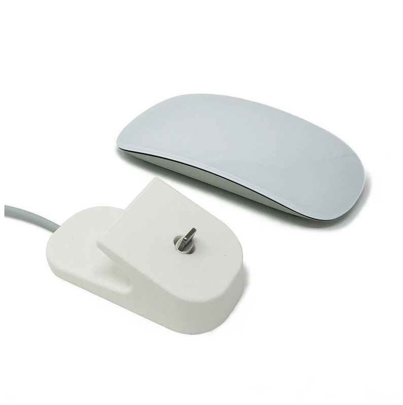 Charging Dock for Apple Magic Mouse 2 3D Printed Charger Dock Mount