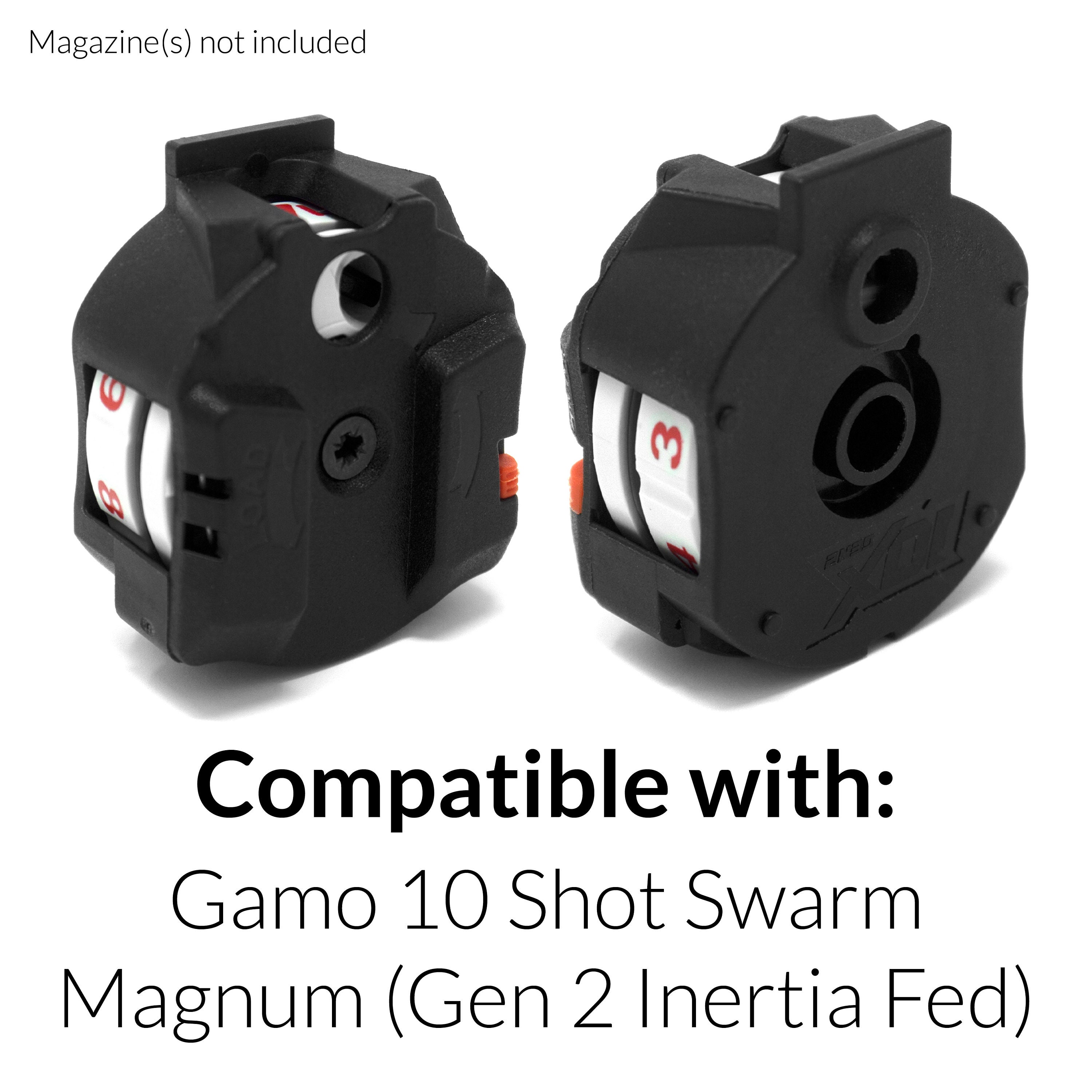 Gamo 10 Shot Swarm Magnum gen 2 Inertia Fed Magazine Case Box