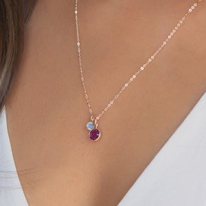 Daughter birthstone necklace shop