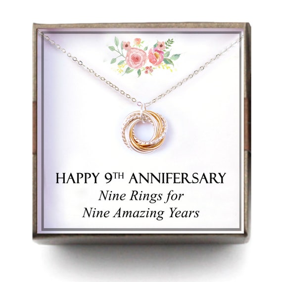 meaningful gift for wife 9 year wedding anniversary gift LILIA for girlfriend 9th anniversary gift for wife