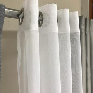 Sheer Curtains,Soft Light Filtering Curtains for Bedroom & Living Room,Wide Sheer Curtain Panels,Elegant Modern Window Coverings