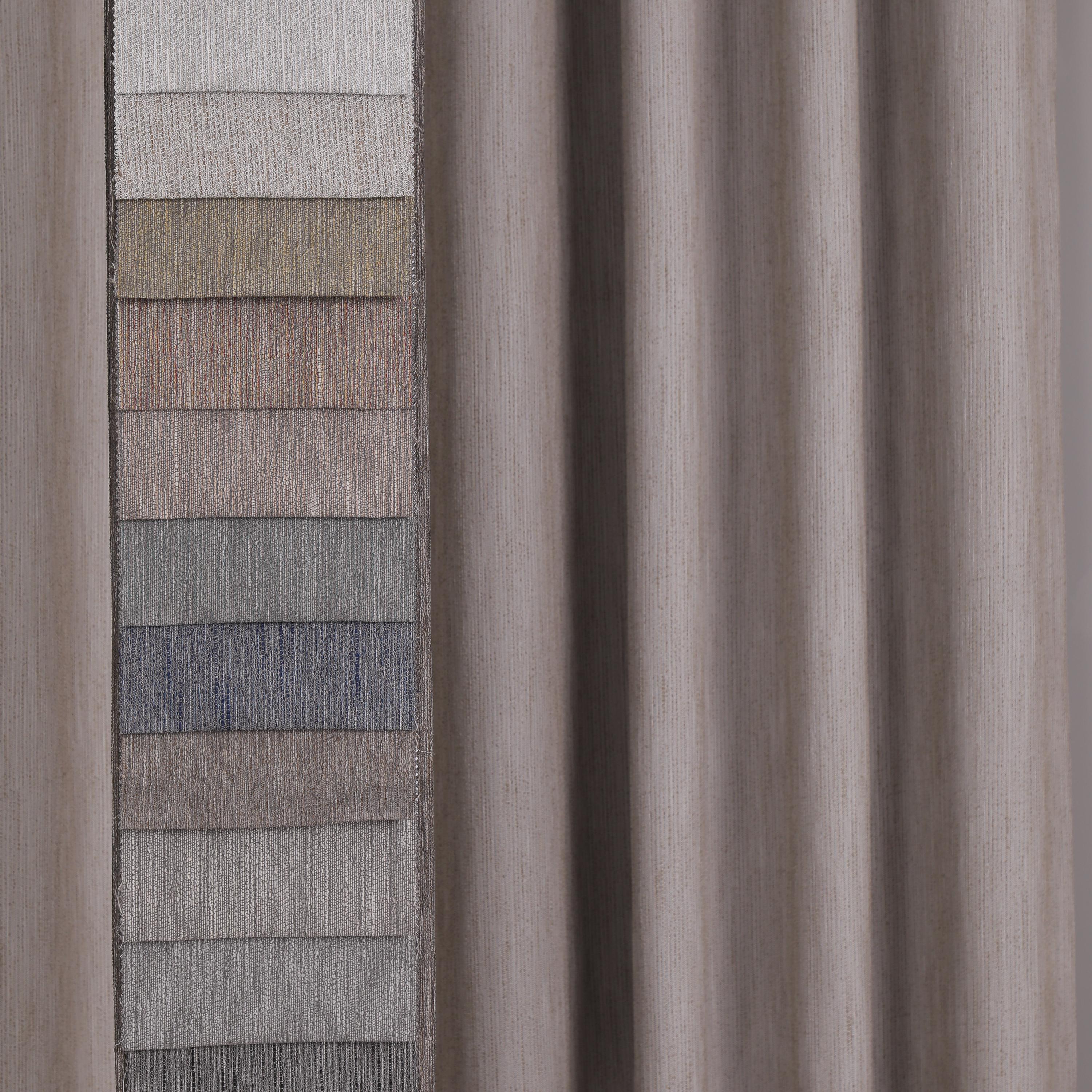 Extra Wide Blackout Linen Curtains for Living Room&Bedroom, Custom Size Blackout Drapery, Noise Reduction,Room Divider Curtain for Privacy