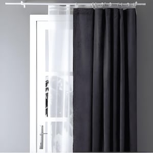 Blackout Curtains Bedroom,Blackout Linen Custom Curtains,Bedroom Linen Drapes