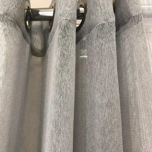 Extra Wide Linen Sheer Curtains for Bedroom,Curtain Panel , Custom Linen Sheer Curtains For Bedroom, Rod pocket, Curtains For Living Room