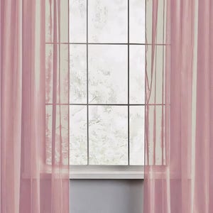 Extra Wide Linen Sheer Curtains,Custom Made Rod Pocket Grommet,Linen Window Curtains,Custom Sheer Drapes