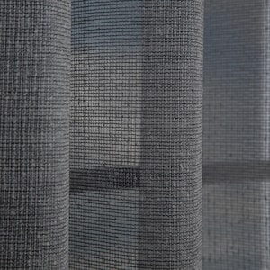 Extra Wide Linen Sheer Custom Curtains,Rod Pocket Panel,Bedroom Curtain,Custom Drapes,Kitchen Panels,Pinch Pleat Curtains