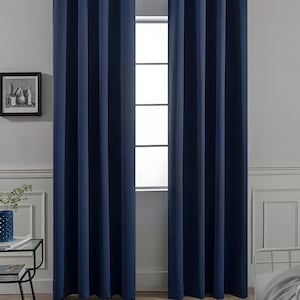 Blackout Curtains Bedroom Grommet,Extra Wide Curtains,Window Drapery Panels