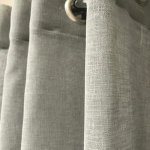 Benutzerdefinierte Größe Leinen Gardinen, personalisierte Sheer Panels, elegante Fensterdekorationen