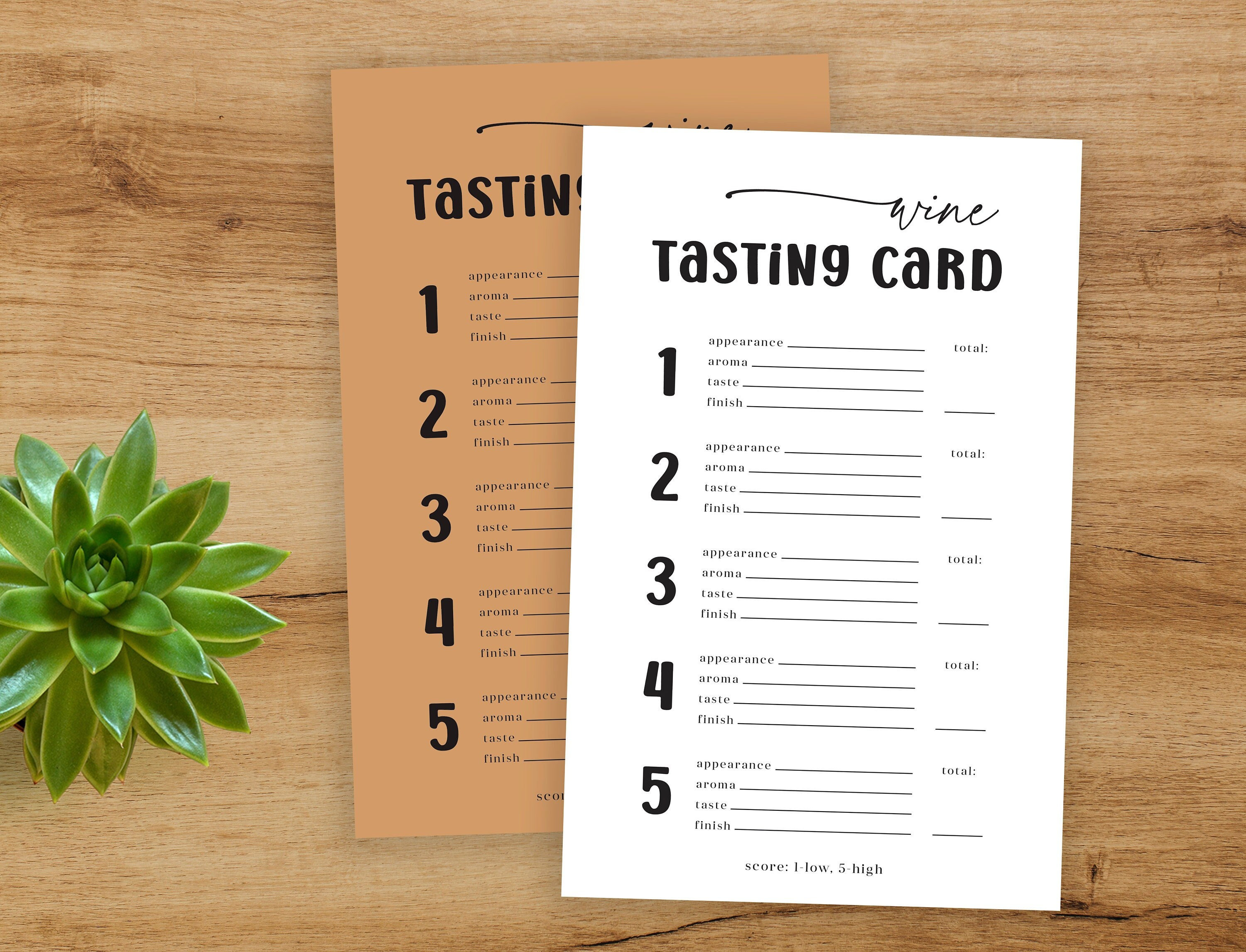 Printable Wine Tasting Card, Blind Wine Tasting Party, Rustic Wine ...