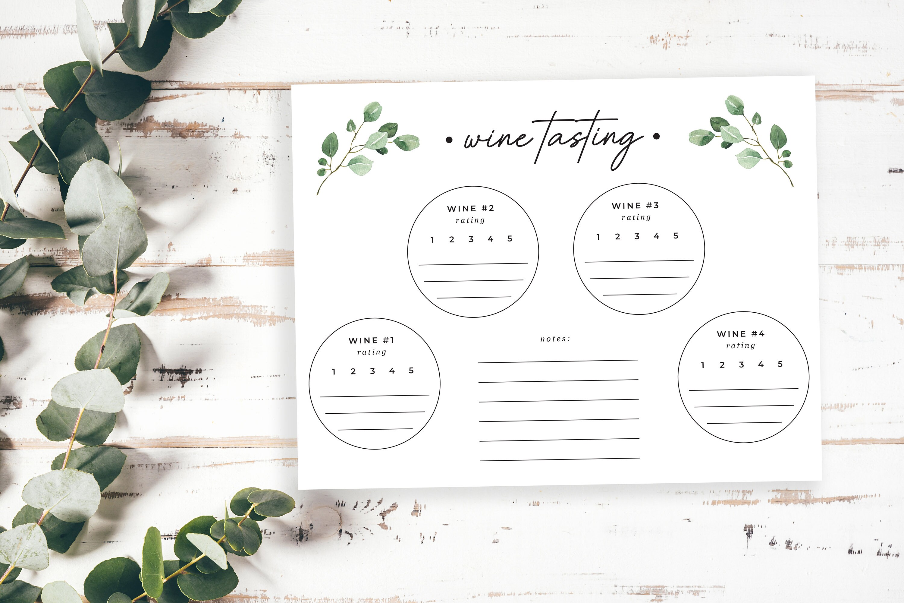 EDITABLE Wine Tasting Sheet, Printable Editable Wine Tasting Template ...