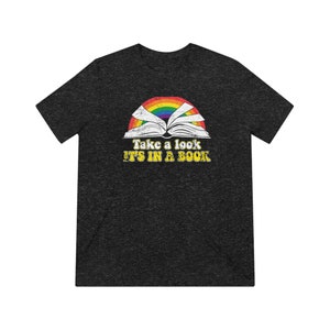 Reading Rainbow Book Unisex Triblend Tee