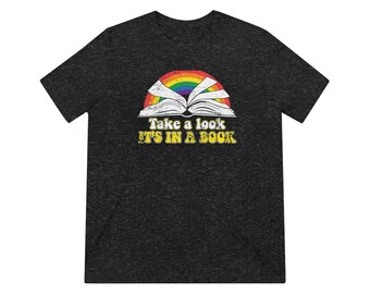 Reading Rainbow Book Unisex Triblend Tee