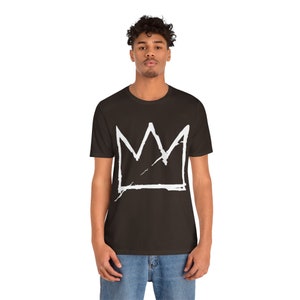 Baquiat Crown Unisex Jersey Short Sleeve Tee