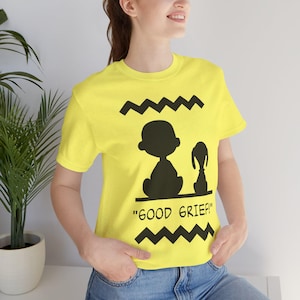 CHARLIE BROWN Good Grief Unisex Jersey Kortärmad T-shirt