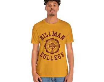 Nostalgic College Unisex Jersey Short Sleeve Tee