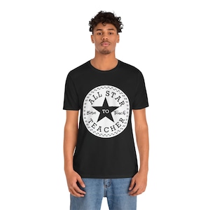 All Star Teacher Converse Unisex Jersey Short Sleeve Tee