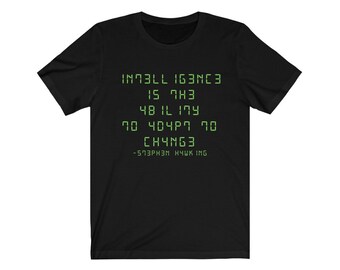 INTELLIGENCE Unisex Jersey Short Sleeve Tee