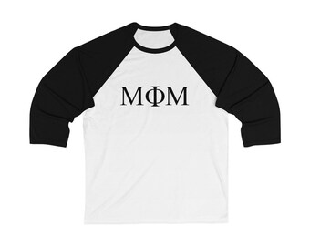 ME PHI ME Unisex 3/4 Sleeve Baseball Tee
