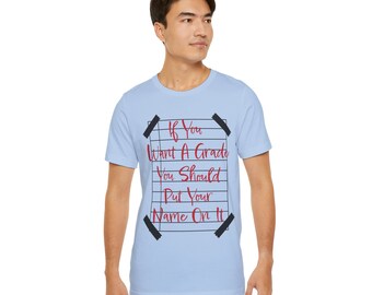 Put A Grade On It Beyonce Unisex Jersey Short Sleeve Tee