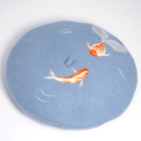 koi fish beret