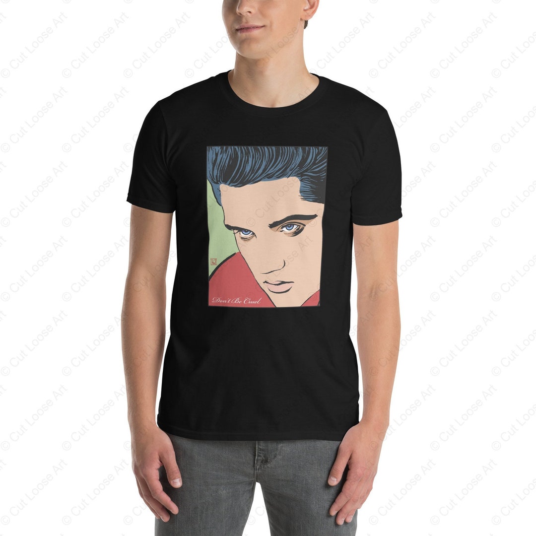 Don't Be Cruel - Elvis - Black 100% Cotton Short-sleeve Unisex T