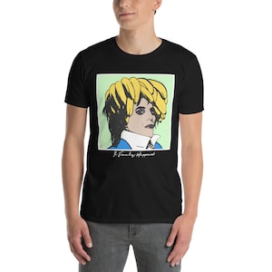 T-shirt unisex a maniche corte in cotone 100% nera, Freddie Bananas, di Freddie Bananas