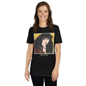 The Kick Inside - Kate Bush - Black 100% Cotton Short-Sleeve Unisex T-Shirt - Cutlooseart Original Studio Art