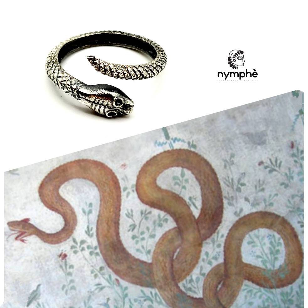 Anello doppia testa di serpente in oro giallo diamanti e smeraldi – Zerrillo preziosi