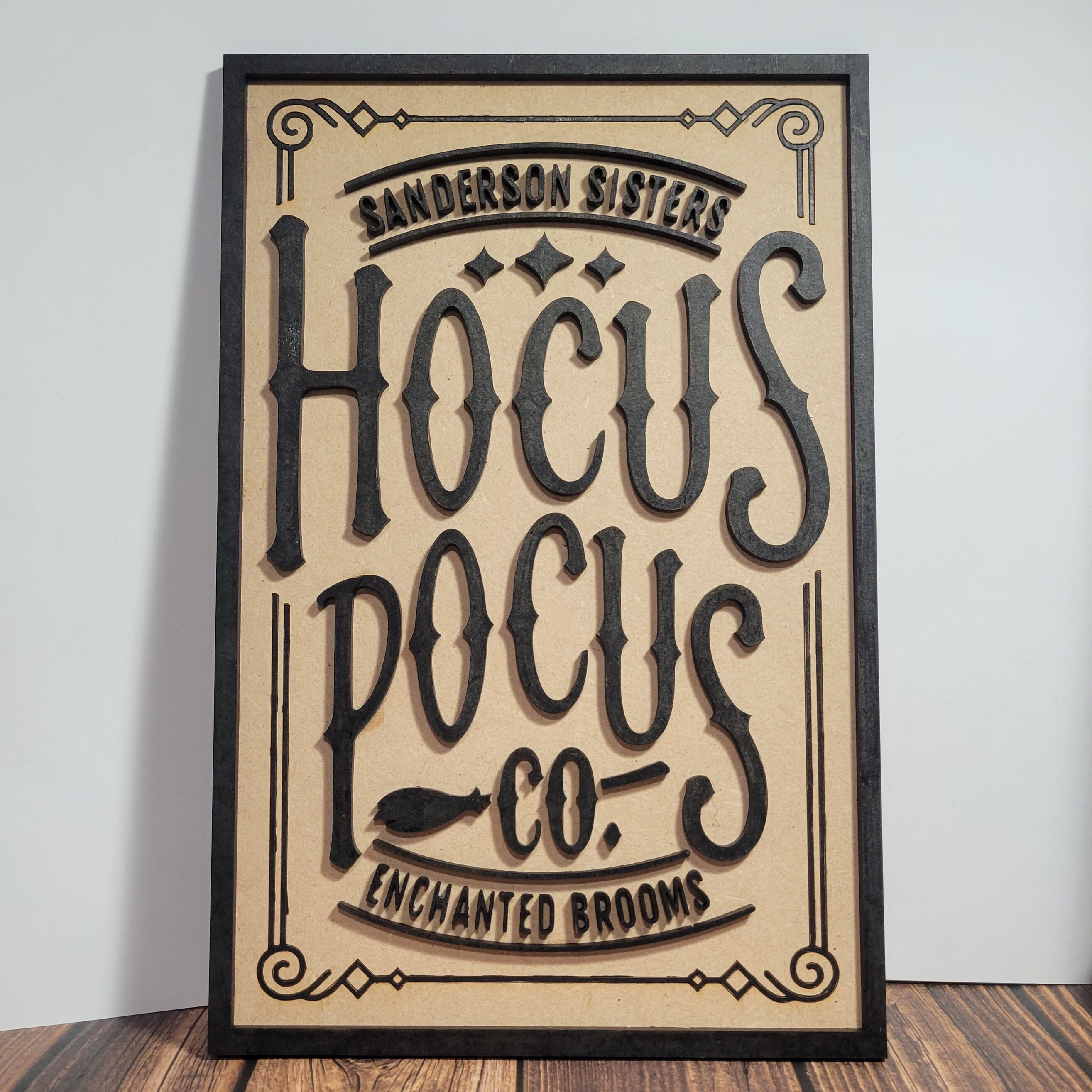 Hocus Pocus Wood Sign Hocus Pocus Brooms Sanderson Sisters - Etsy