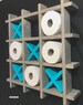 Tic Tac Toe Toilet Paper Holder- Bathroom Organizer- Bathroom Rustic Wall Decor-  Toilet Paper Display- Fun Home Decor 