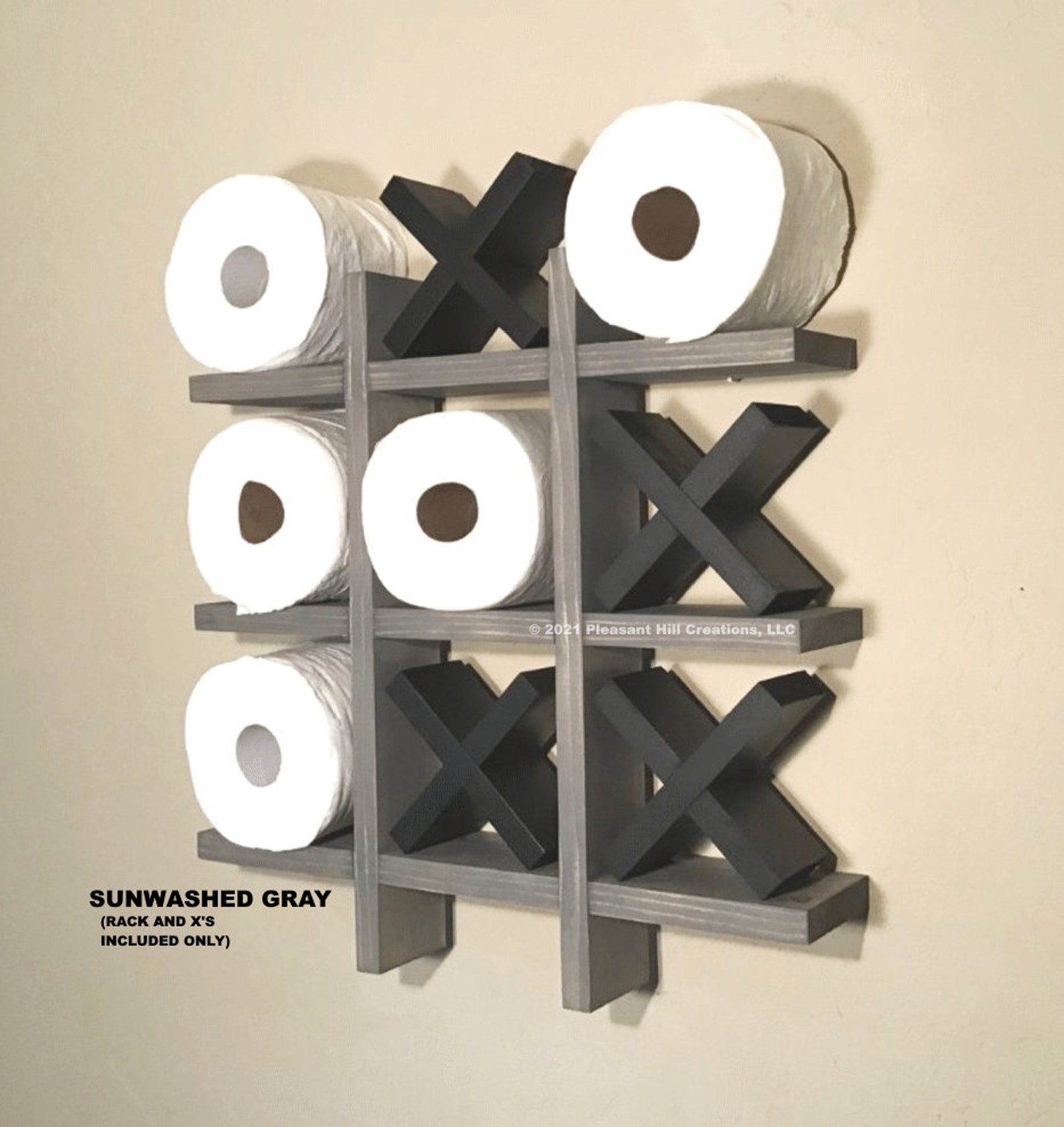 Tic Tac Toe Toilet Paper Holder Compact Toilet Paper Storage Etsy
