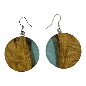 400 Year old English Oak, Ice Blue, 925 Sterling
