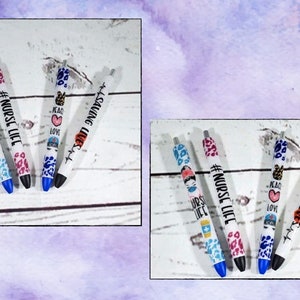 Nurse Glitter Pens| Ink Joy Gel Pen| Glitter Pens| Nurse Gifts| Nurse Life