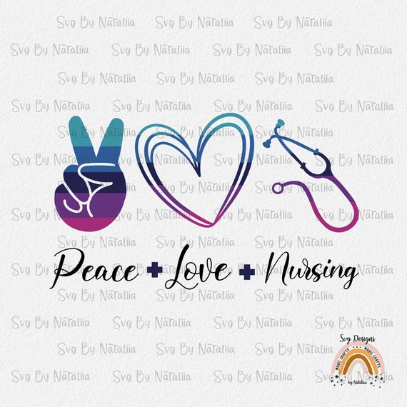 Free Free 233 Peace Love Nurse Svg SVG PNG EPS DXF File