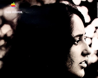 Think Different Poster Apple Computer Original 1998 - Joan Baez
