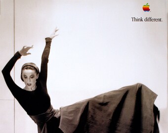 Think Different Apple Poster - Etsy UK