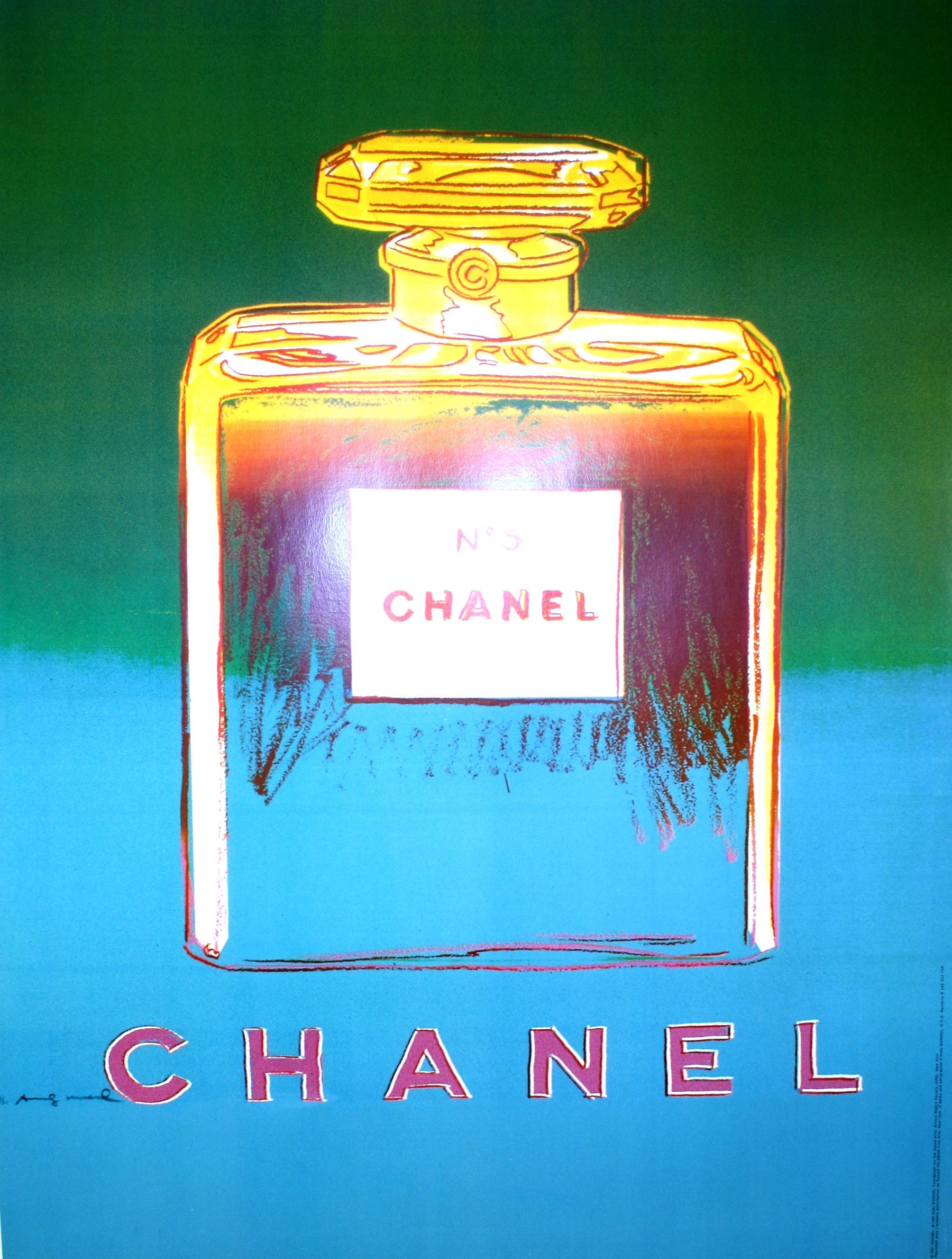 Glace Chanel  Reproduction Pop Art en édition signée & limitée