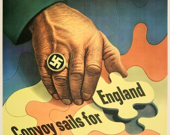 Original American WWII 1943 Poster by Steven Dohanos - Bits of Careless Talk - Small Size